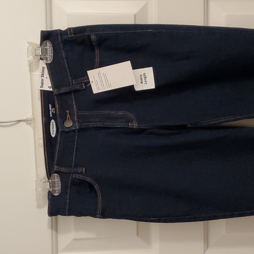 NWT Dark Super Skinny Ankle Length Jeans